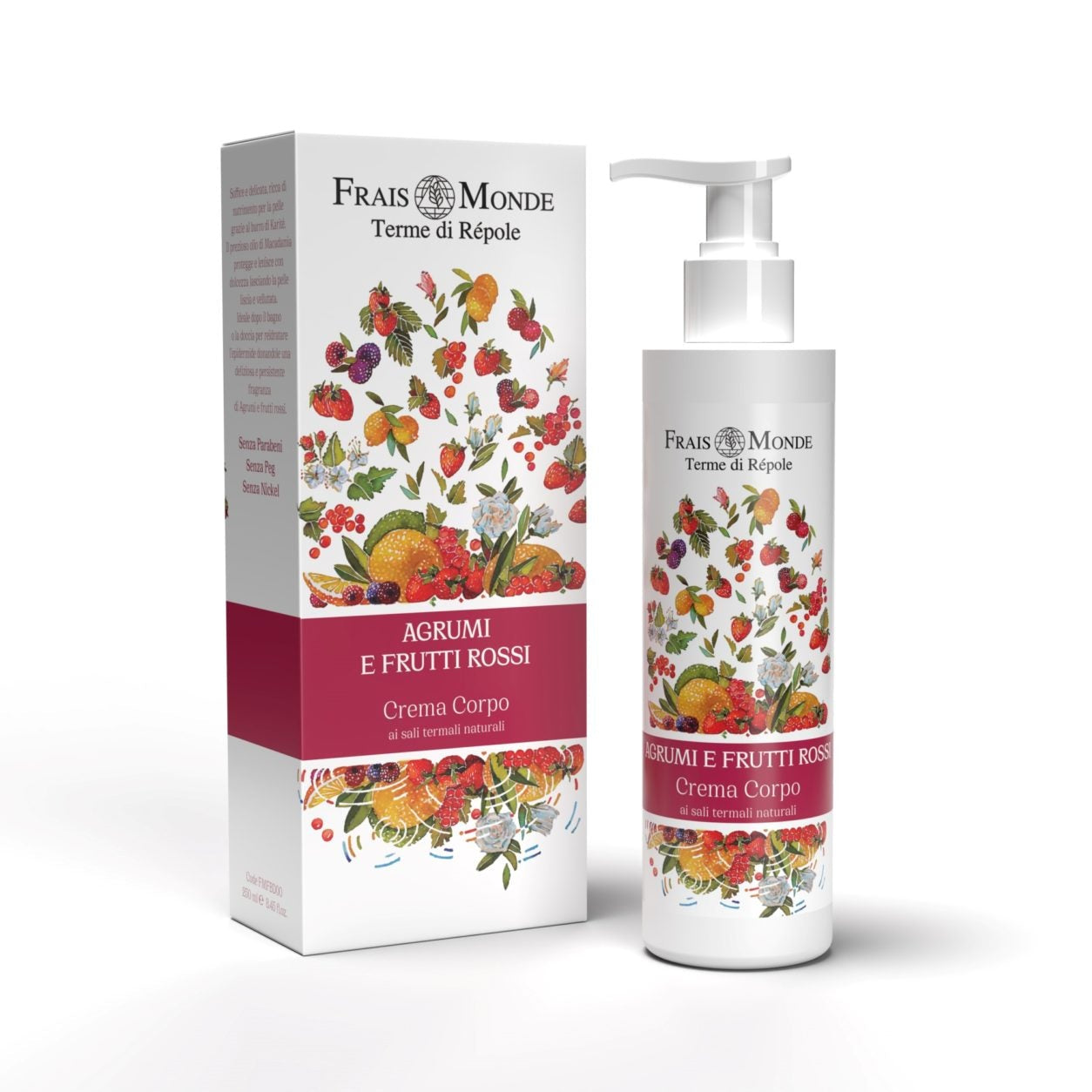 CREMA CORPO AGRUMI E FRUTTI ROSSI 250ML BRAND FRAIS MONDE