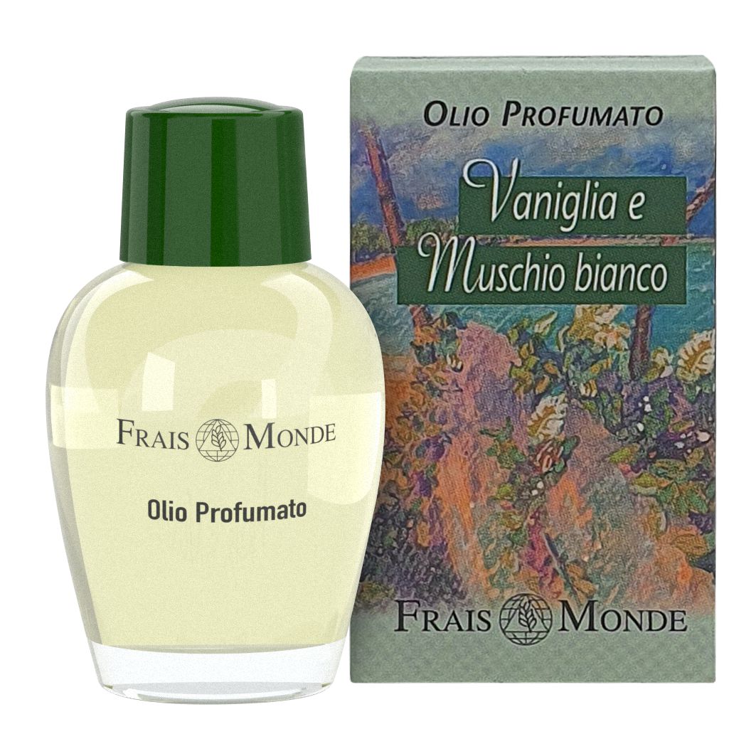 OLIO PROFUMATO VANIGLIA E MUSCHIO BIANCO 12ml BRAND FRAIS MONDE