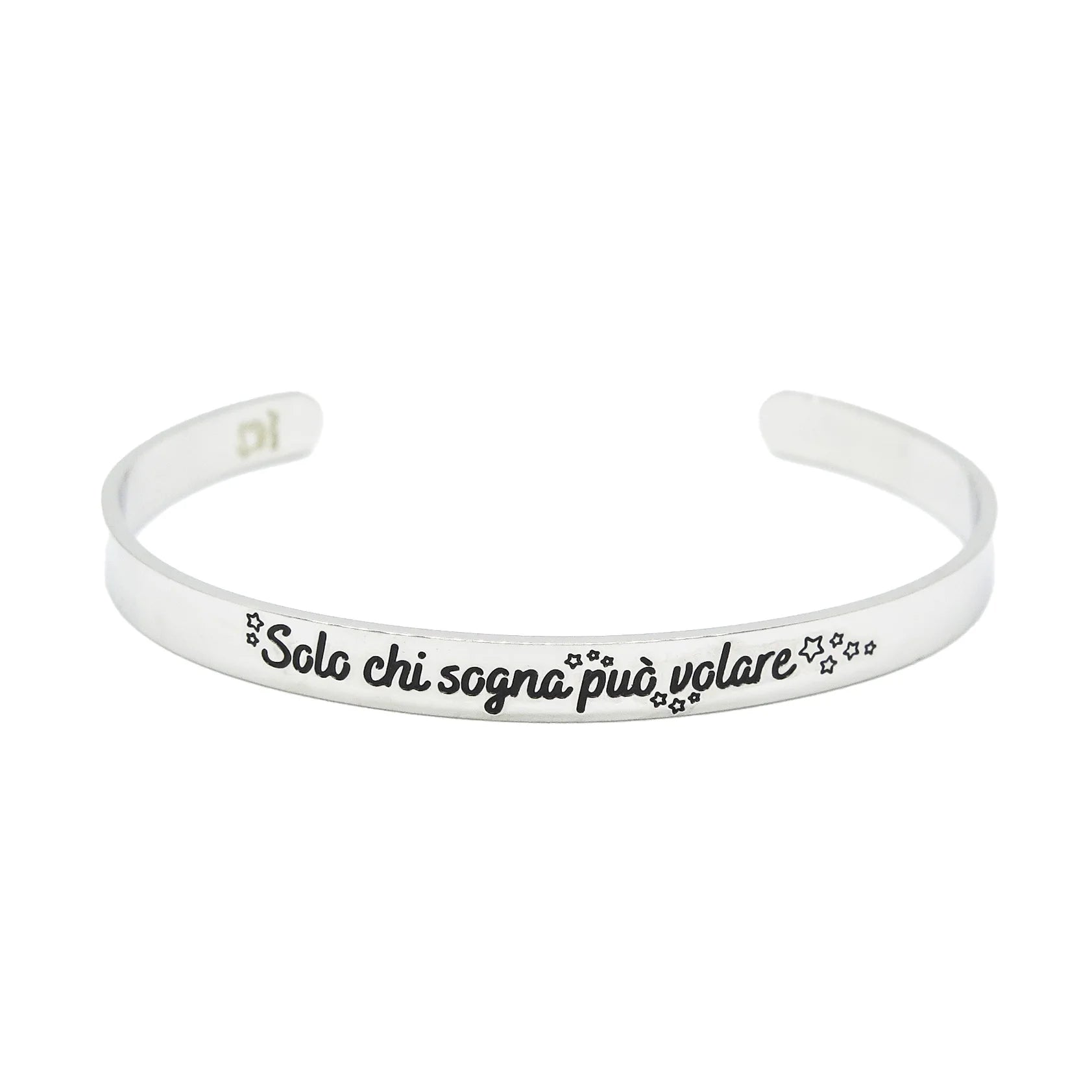 BRACCIALE RIGIDO DA FAVOLA SOLO CHI SOGNA PUO' VOLARE BRAND MAD TEA