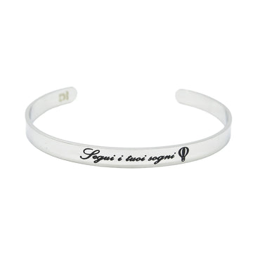 BRACCIALE RIGIDO DA FAVOLA SEGUI I TUOI SOGNI BRAND MAD TEA