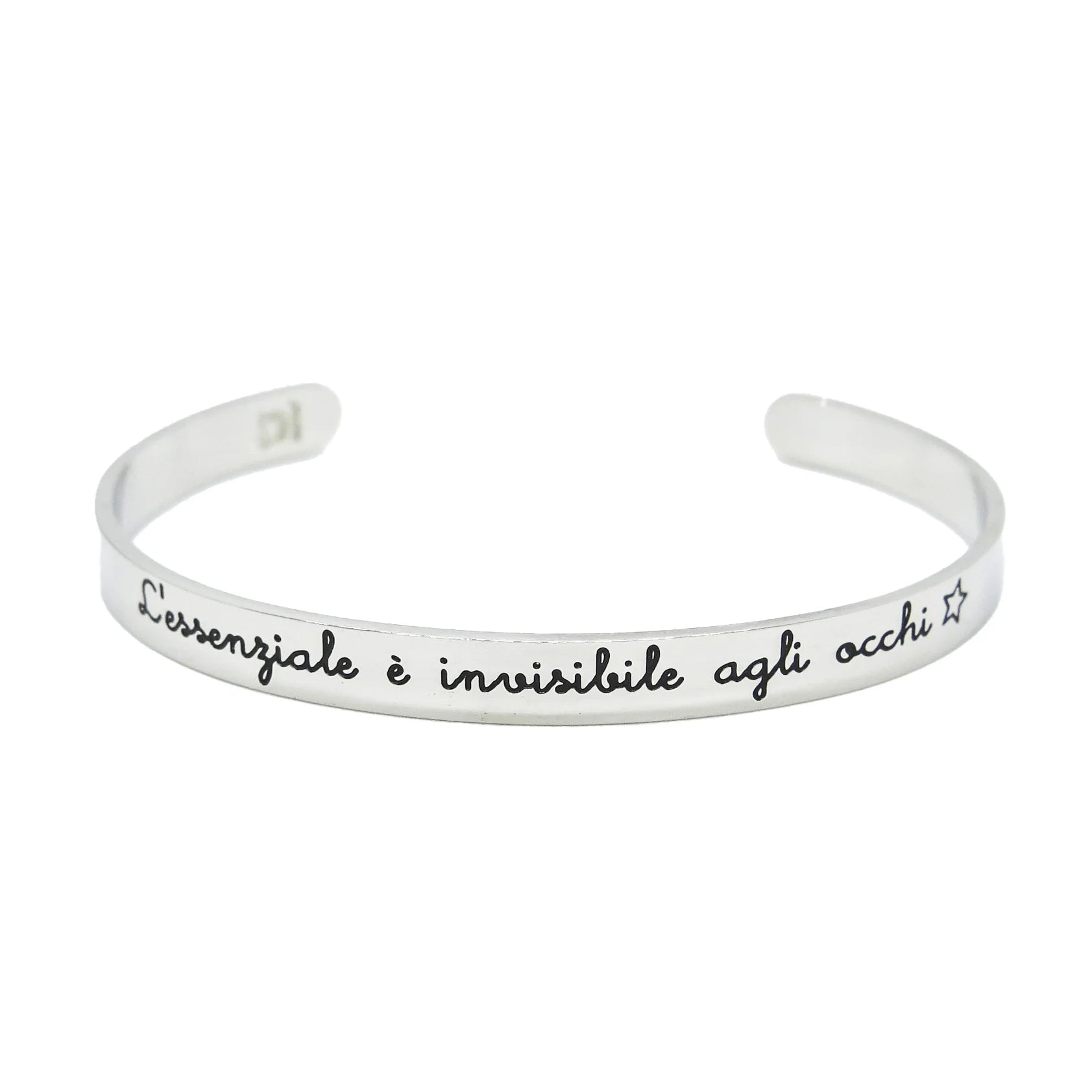BRACCIALE RIGIDO DA FAVOLA L'ESSENZIALE E' INVISIBILE AGLI OCCHI BRAND MAD TEA
