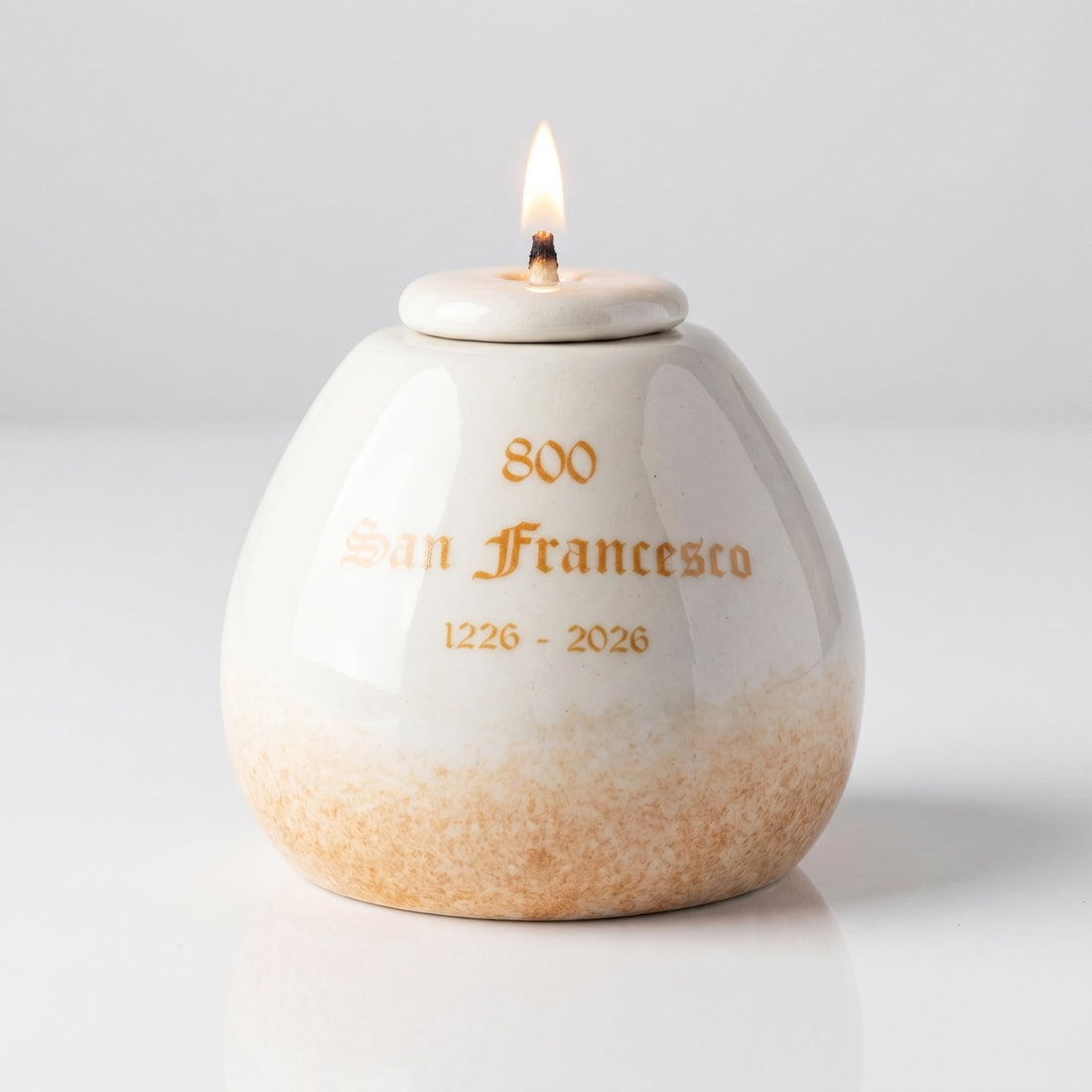 LAMPADA CERAMICA PICCOLA SAN FRANCESCO D'ASSISI BRAND LA GIARA