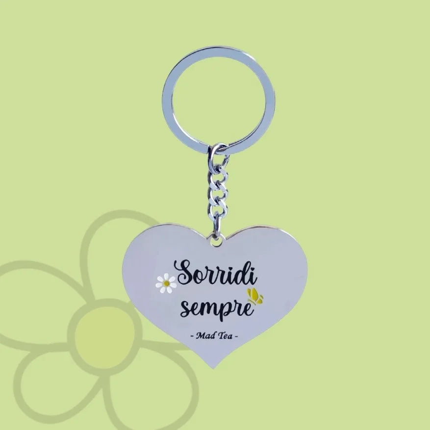 PORTACHIAVI DA FAVOLA SORRIDI SEMPRE BRAND MAD TEA