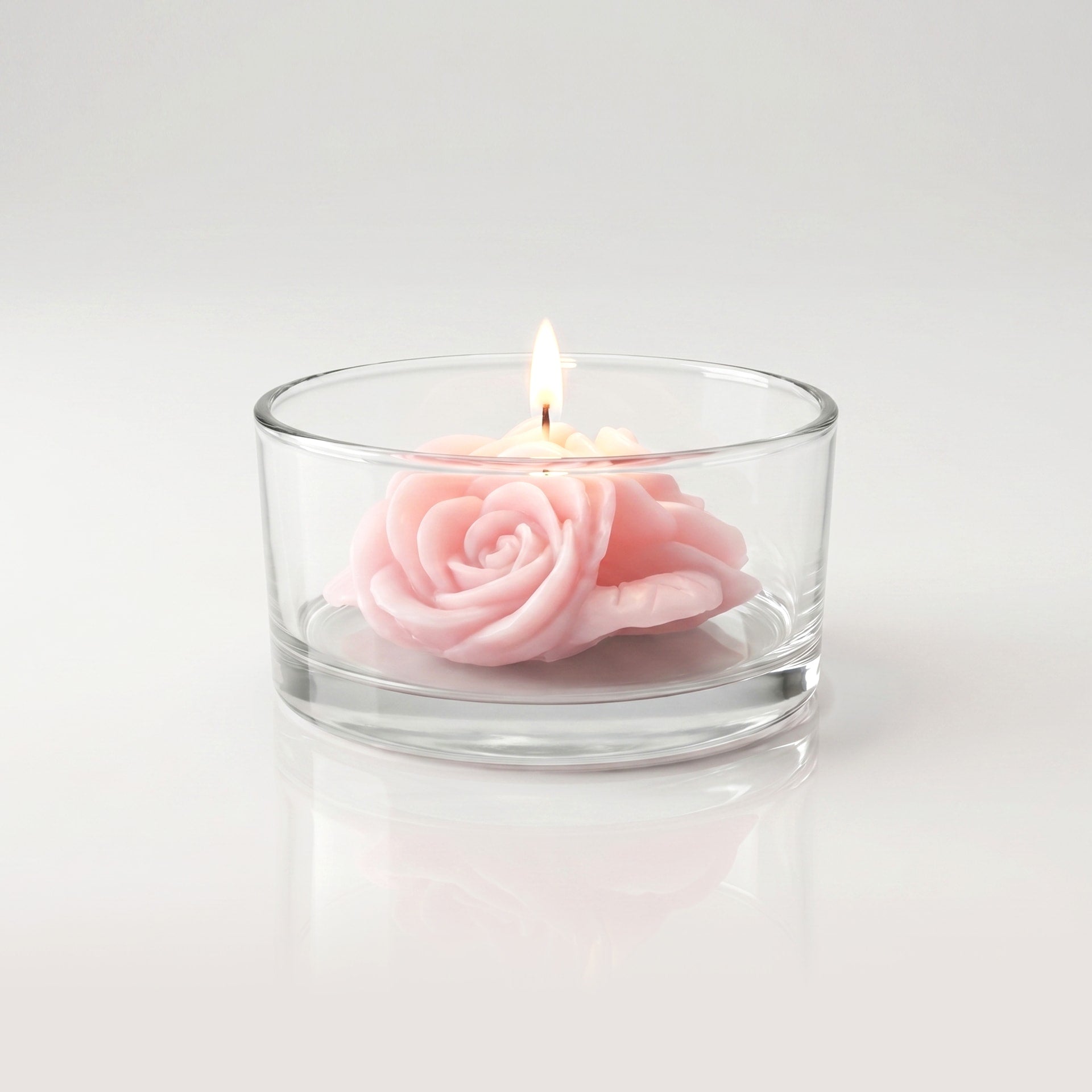 CRISTALLO CANDELA ROSA BRAND CERERIA PARMA