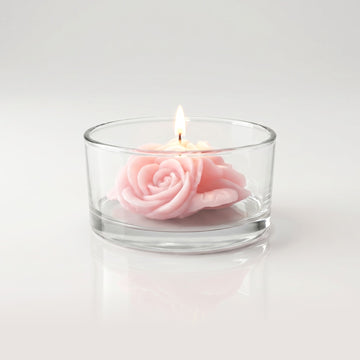 CRISTALLO CANDELA ROSA BRAND CERERIA PARMA