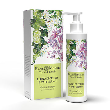 CREMA CORPO LEGNO DI CEDRO E ZAFFERANO 250ML BRAND FRAIS MONDE