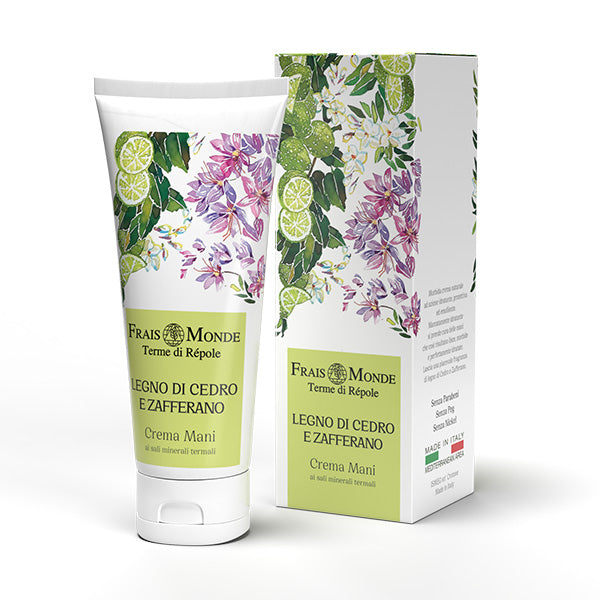CREMA MANI LEGNO DI CEDRO E ZAFFERANO 100ML BRAND FRAIS MONDE