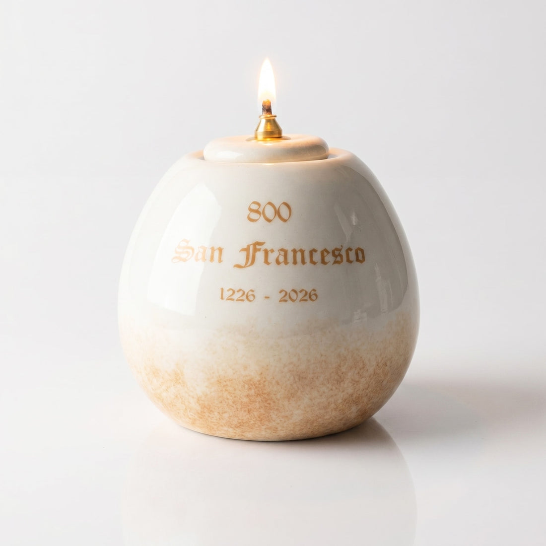 LAMPADA CERAMICA SAN FRANCESCO D'ASSISI BRAND LA GIARA