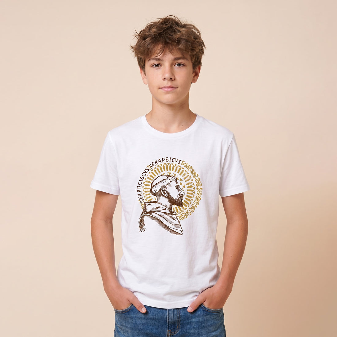 T-SHIRT CHILD SAN FRANCESCO D'ASSISI 1226-2026 BRAND LE BELLE UNIQUE