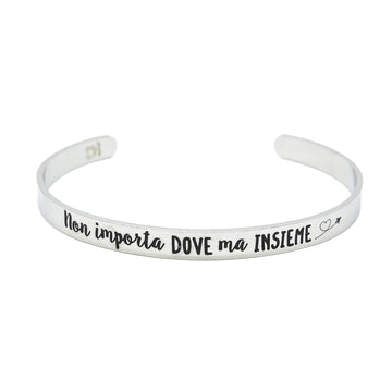 BRACCIALE RIGIDO DA FAVOLA NON IMPORTA DOVE MA INSIEME BRAND MAD TEA