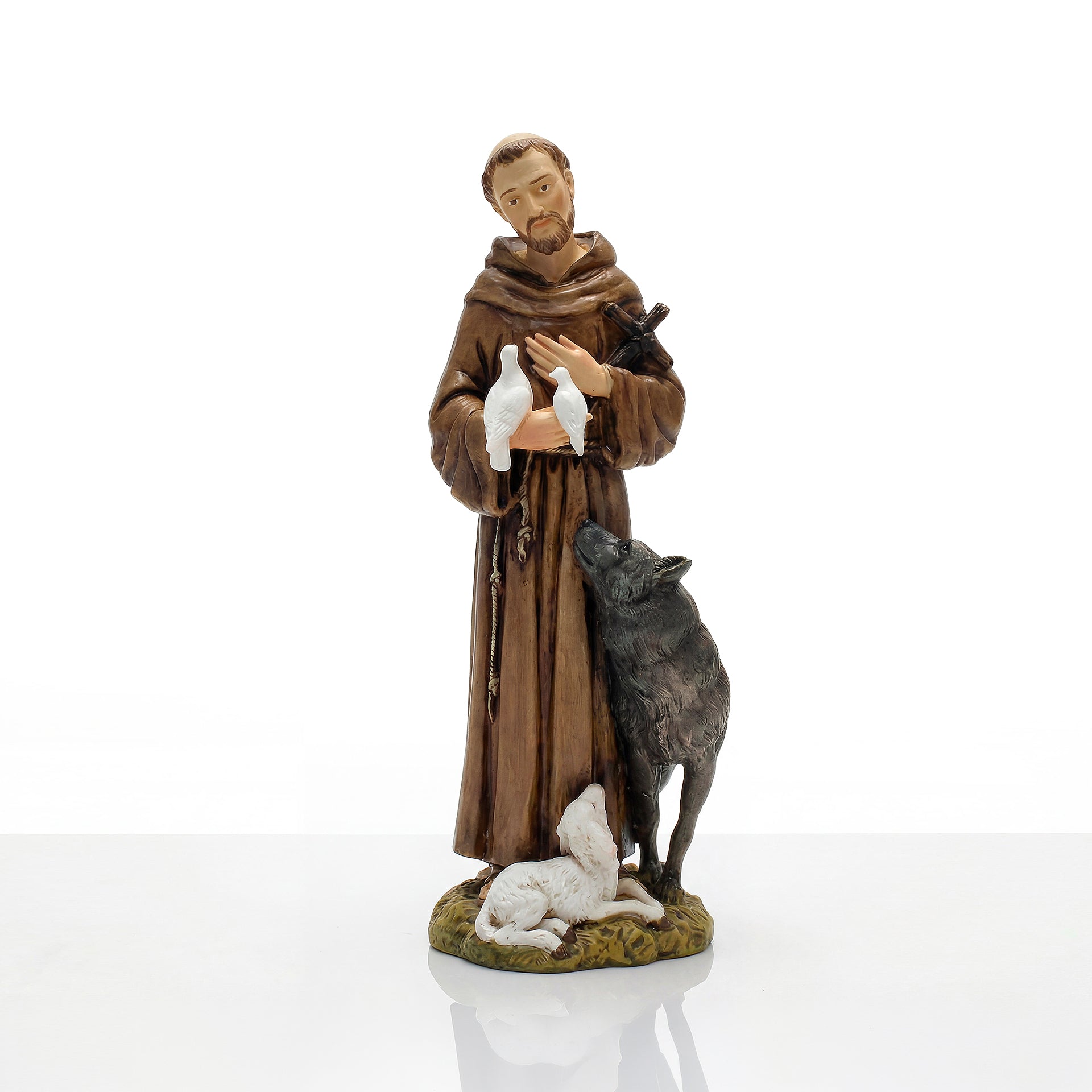 STATUA SAN FRANCESCO D'ASSISI BRAND PASQUINI ARTE SACRA