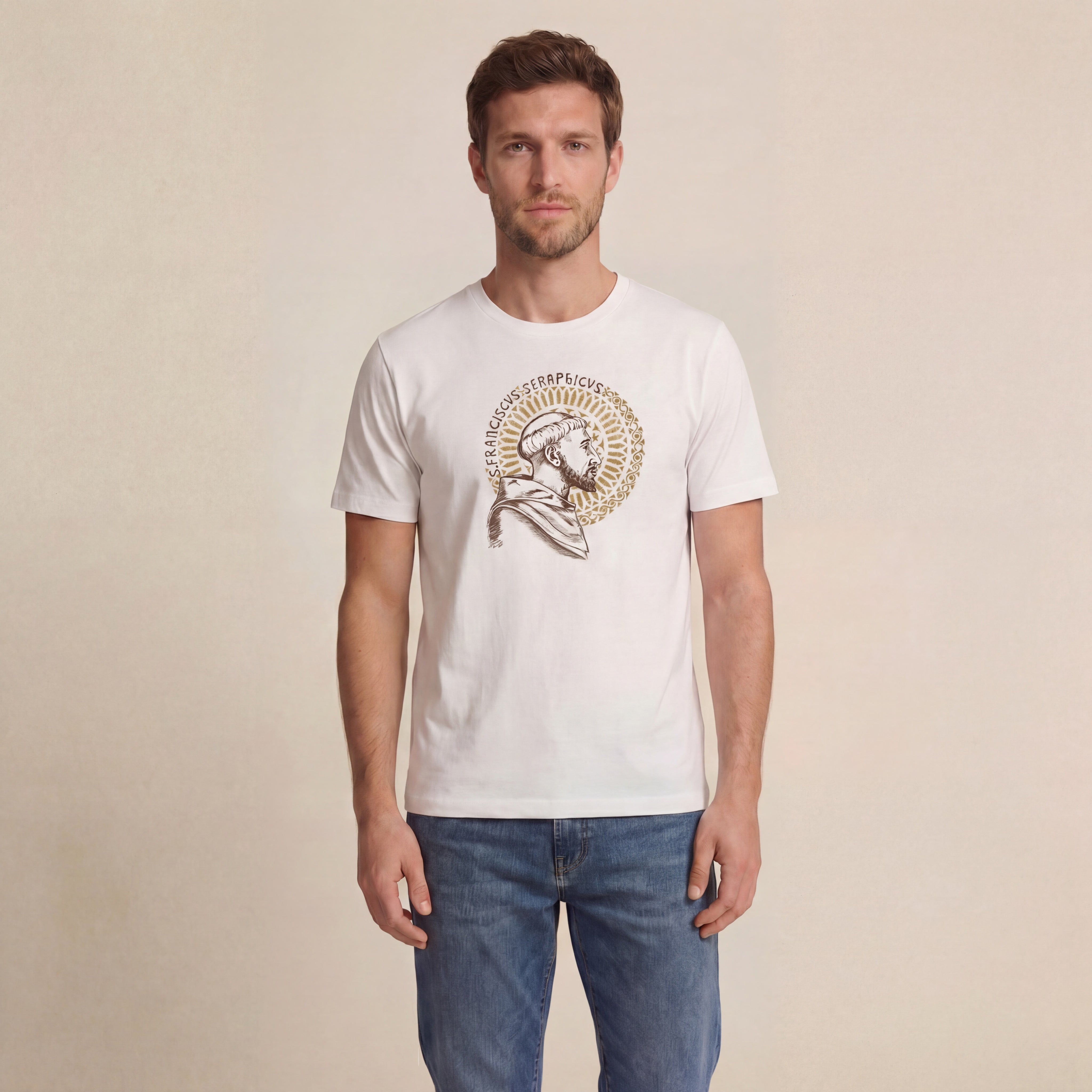 T-SHIRT SAN FRANCESCO D'ASSISI 1226-2026 BRAND LE BELLE UNIQUE