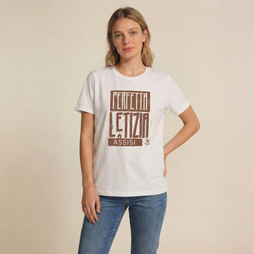 T-SHIRT PERFETTA LETIZIA BRAND A.P.E. SOCIAL WEAR
